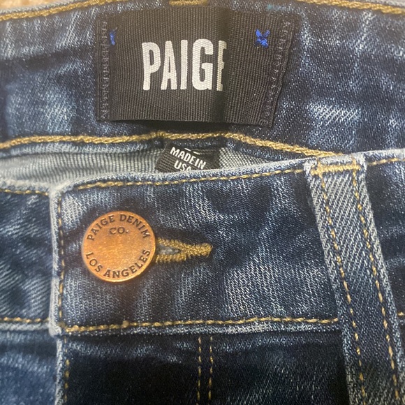 PAIGE Hoxton Crop jeans size 30 - Picture 3 of 11